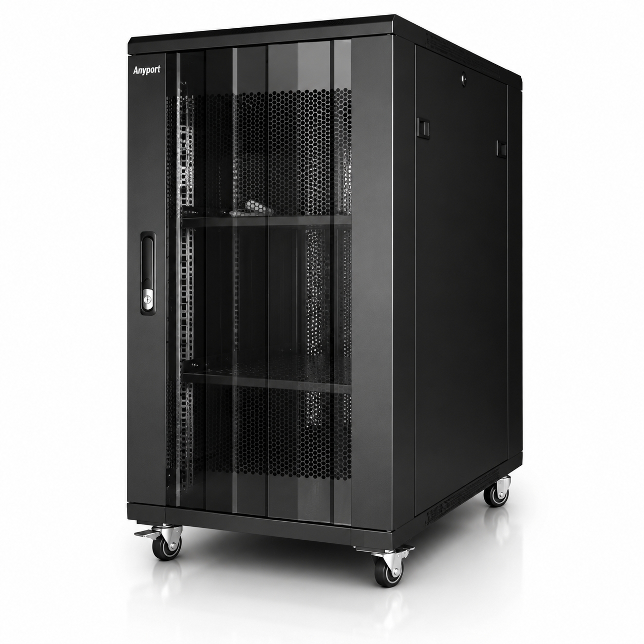 LD 타공서버랙 ,블랙, LD-S1200T [24U] 무료배송