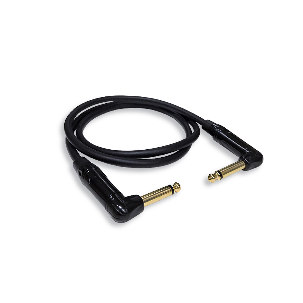 [AP-TS501A2] ANYPORT TS(5.5 Mono) 마이크 케이블 양쪽 ㄱ자 케이블 1M