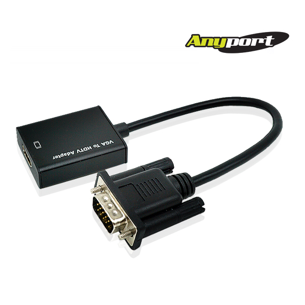 [AP-VGAHDMI002] 애니포트 VGA TO HDMI 컨버터 오디오 지원