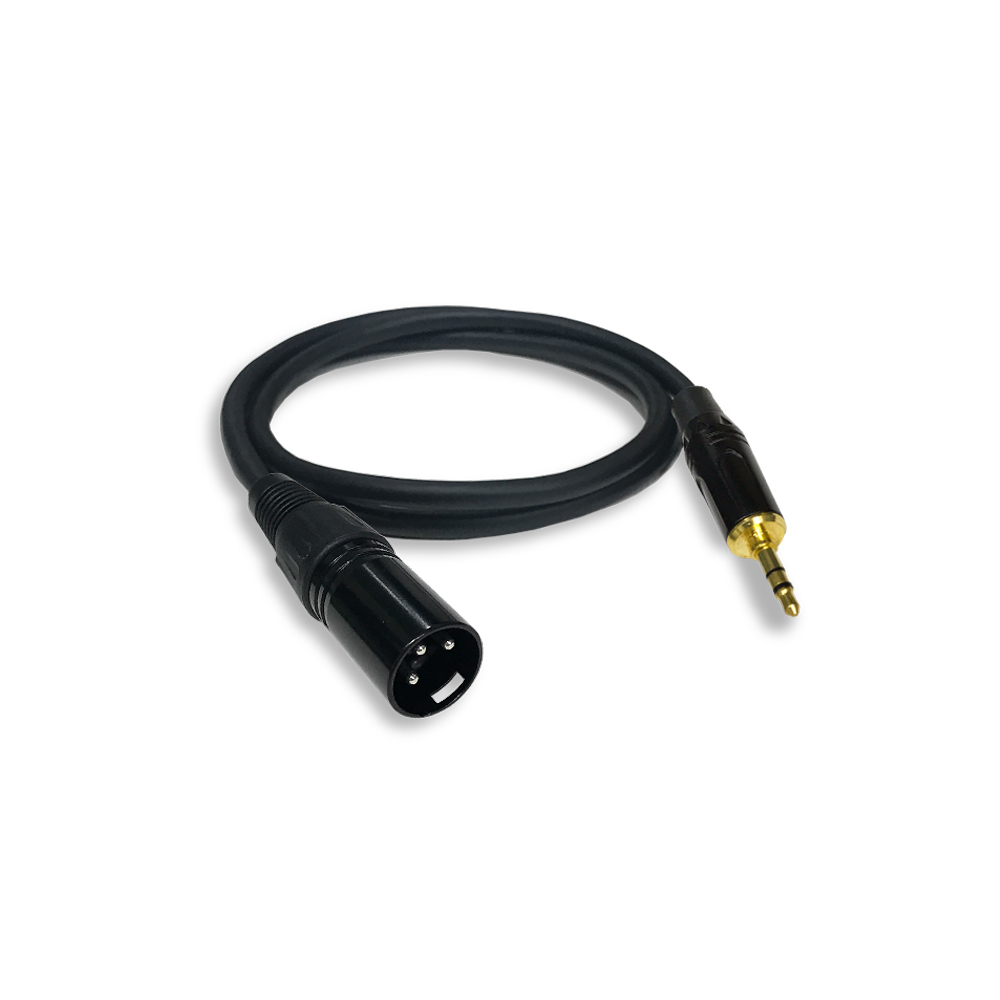 [AP-XLR303M] ANYPORT XLR 캐논(M)-3.5 스테레오 마이크 케이블 3m
