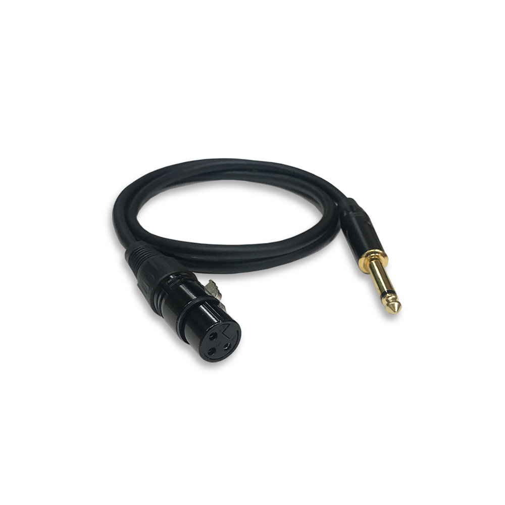 [AP-XLR510F] ANYPORT XLR 캐논(F)-TS(5.5 MONO) 마이크 케이블 10M