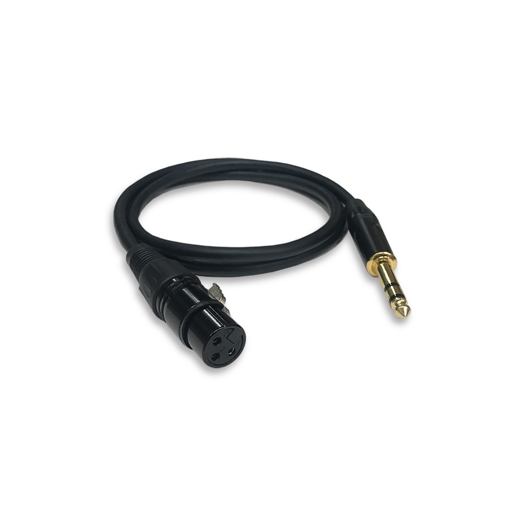 [AP-XLR520FS] ANYPORT XLR 캐논(F)-TS(5.5 STEREO) 마이크 케이블 20M