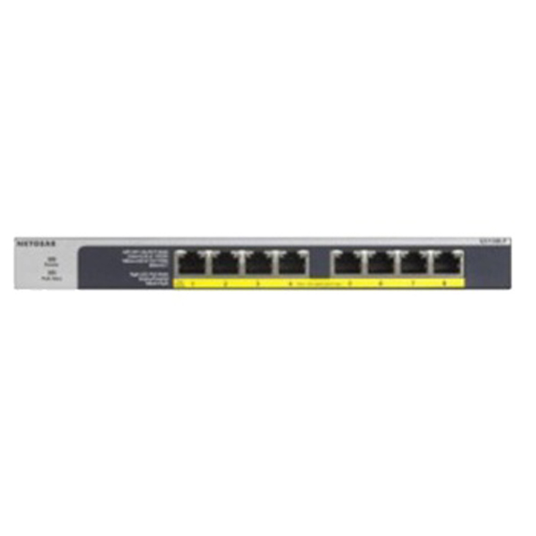 [NETGEAR] 넷기어 GS108LP 8포트 기가비트 PoE/PoE+ 스위칭허브