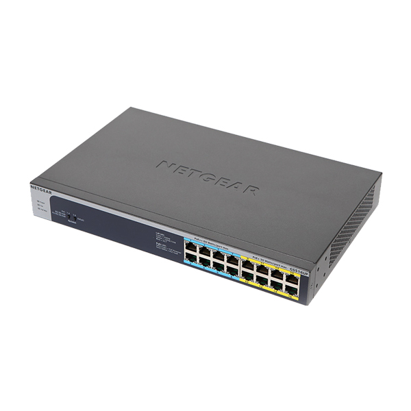 [NETGEAR] 넷기어 GS516UP 16포트 기가비트 PoE+/PoE++ 스위칭허브