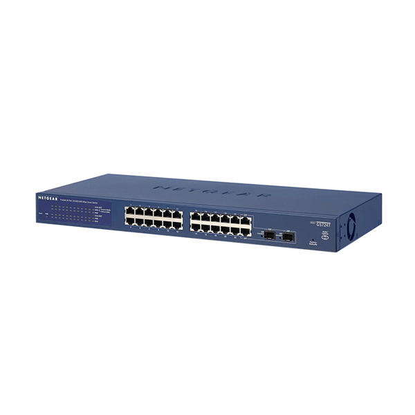 [NETGEAR] 넷기어 GS724T-400EUS 24포트 기가비트 + 2포트 SFP 스위칭허브