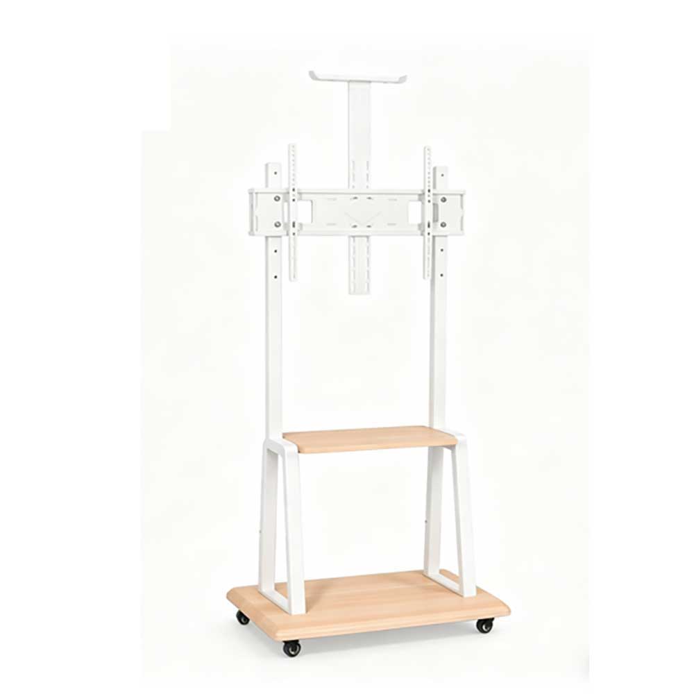 APL-TR1700W 이동식 높이조절 TV스탠드 거치대 화이트 32-70인치